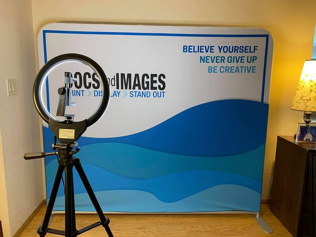BACKDROP PILLOW CASE TUBE DISPLAY - 2-SIDED