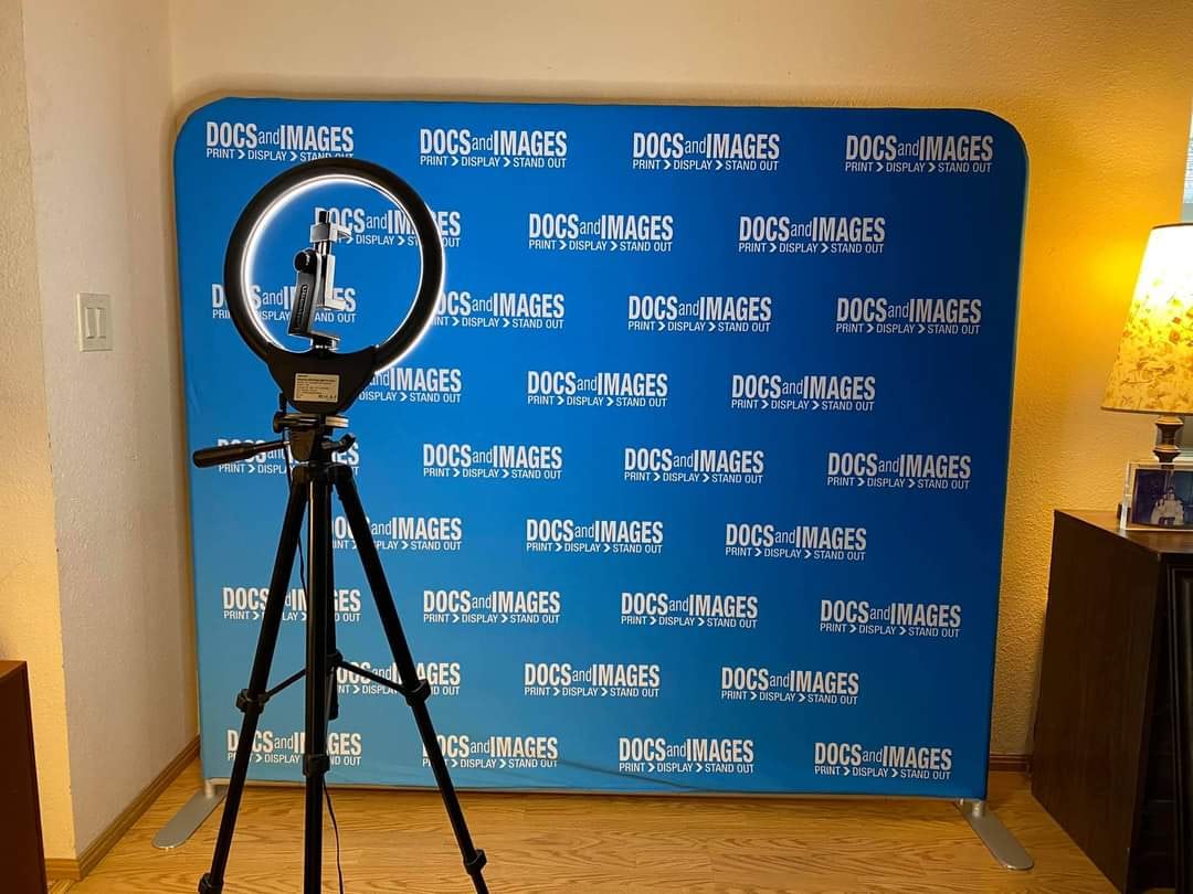BACKDROP PILLOW CASE TUBE DISPLAY - 2-SIDED
