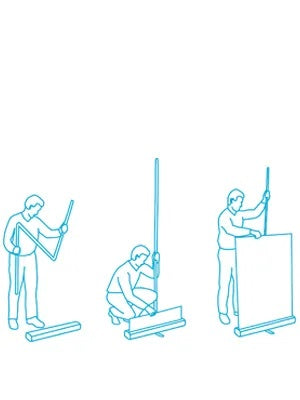 RETRACTABLE BANNER KIT - PROMO SWEDISH DESIGN