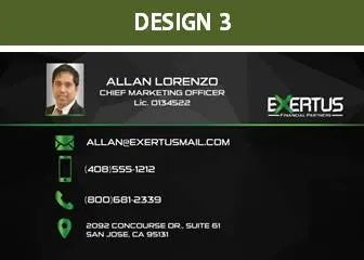 BUSINESS CARD - EXERTUS EXCLUSIVE ARTWORK & PRINT