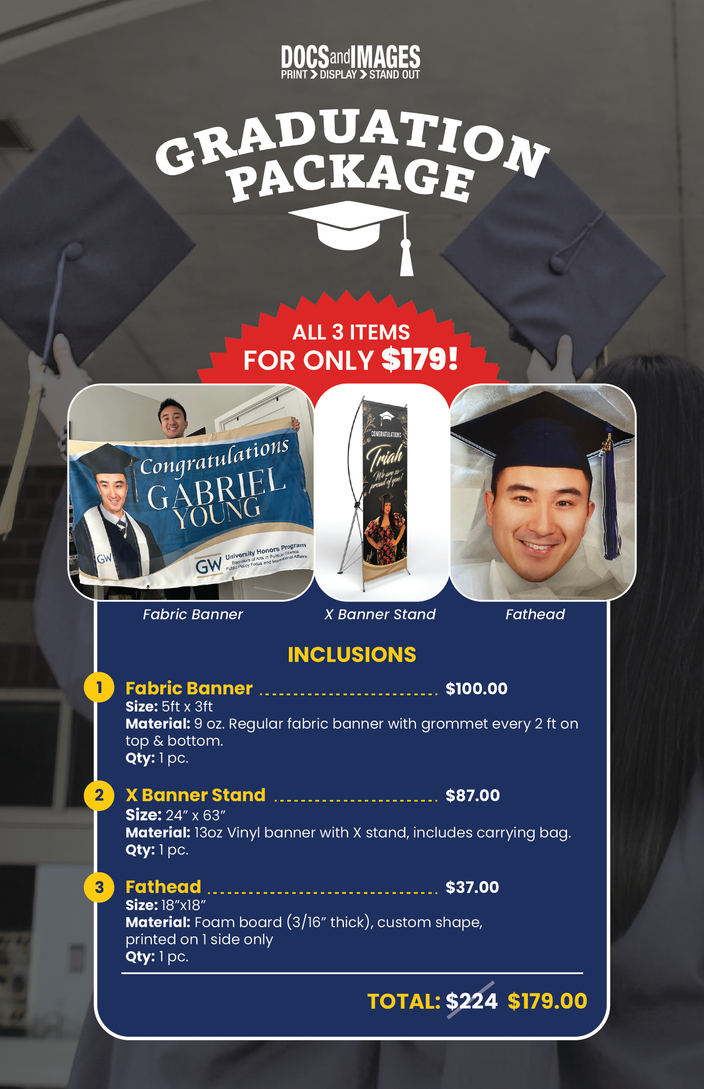 GRADUATION PACKAGE PROMO