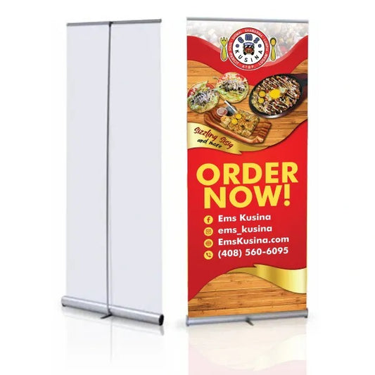 PROMO ROLL UP BANNER STAND SWEDISH DESIGN